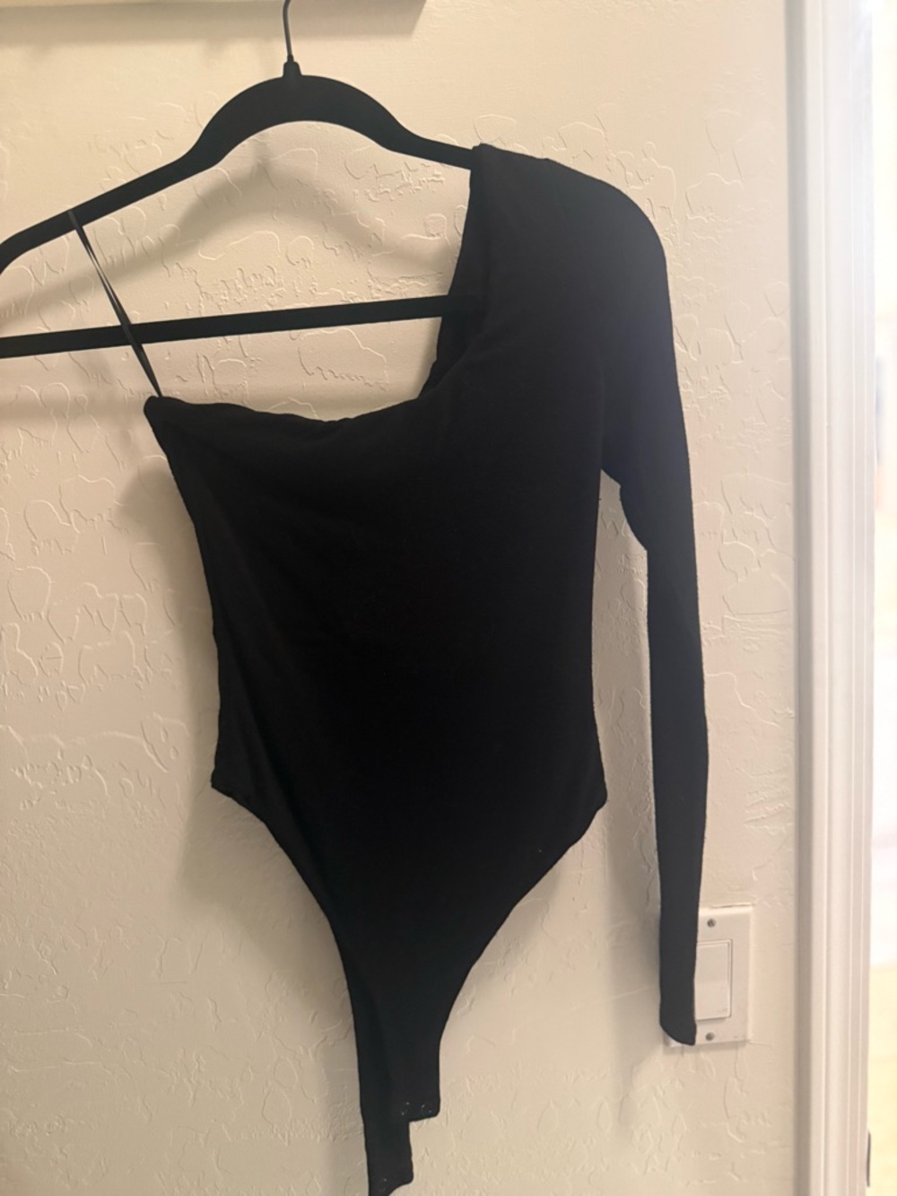 naked wardrobe one sleeve bodysuit